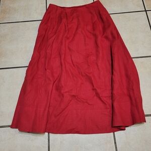Reformation Linen Red Women's Skirt